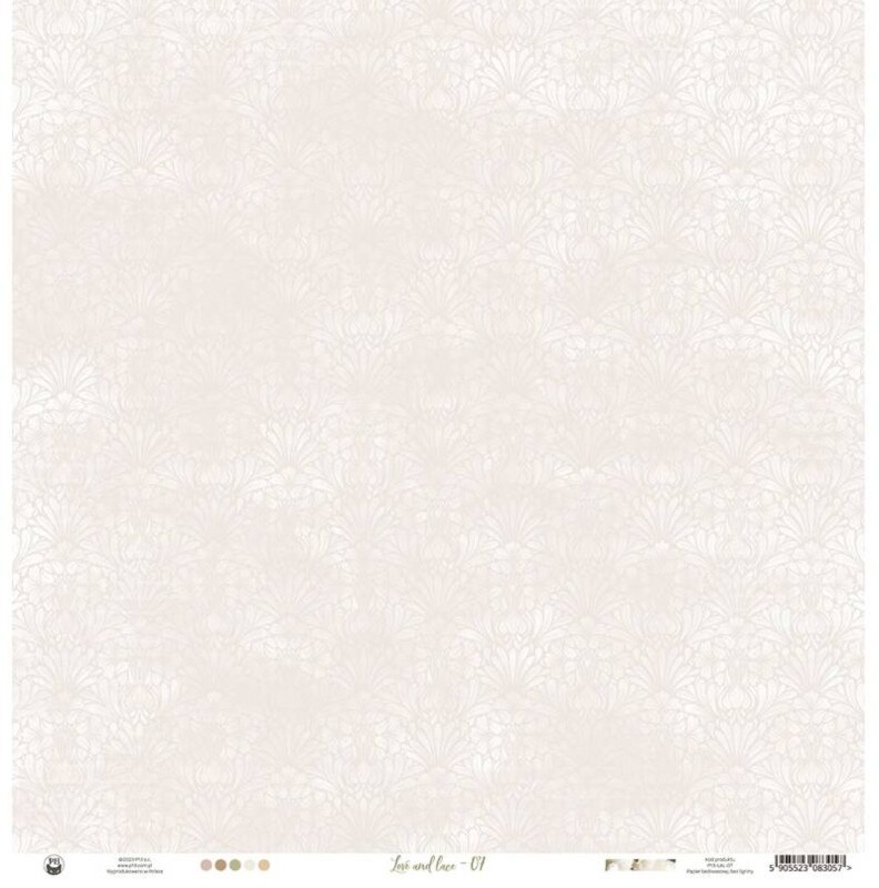 Potištěný papír 12x12" P13 Love and Lace 07