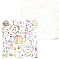 Potištěný papír 12x12" P13 The four seasons - Spring 07b - 1 list