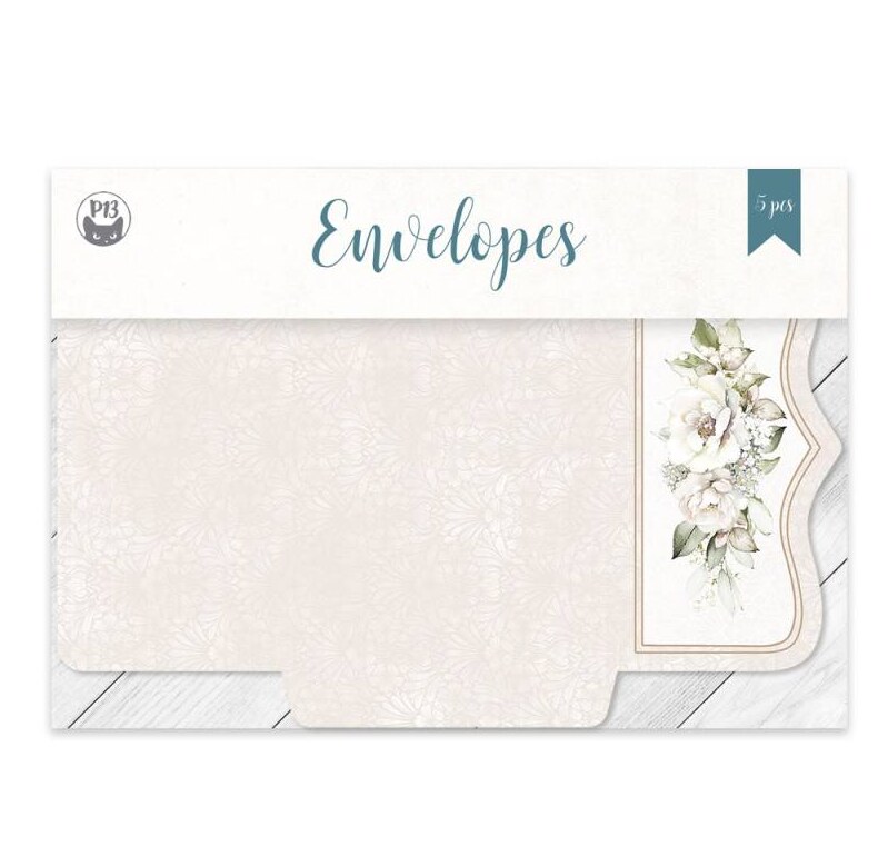 Mini obálky P13 - Love and Lace  - sada 5 ks