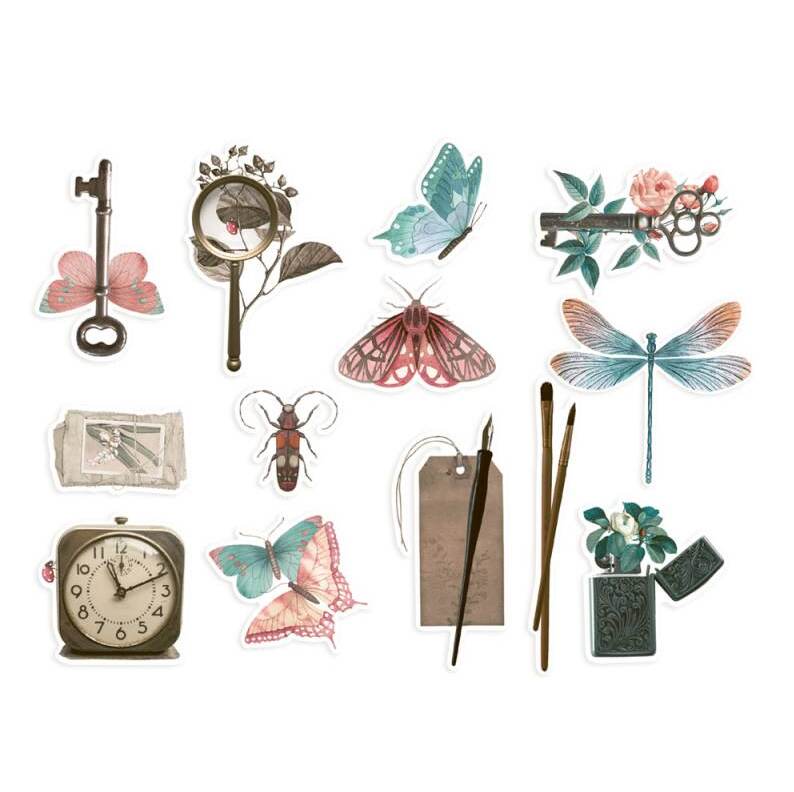 Papírové výseky P13 - Naturalist - sada 13 ks