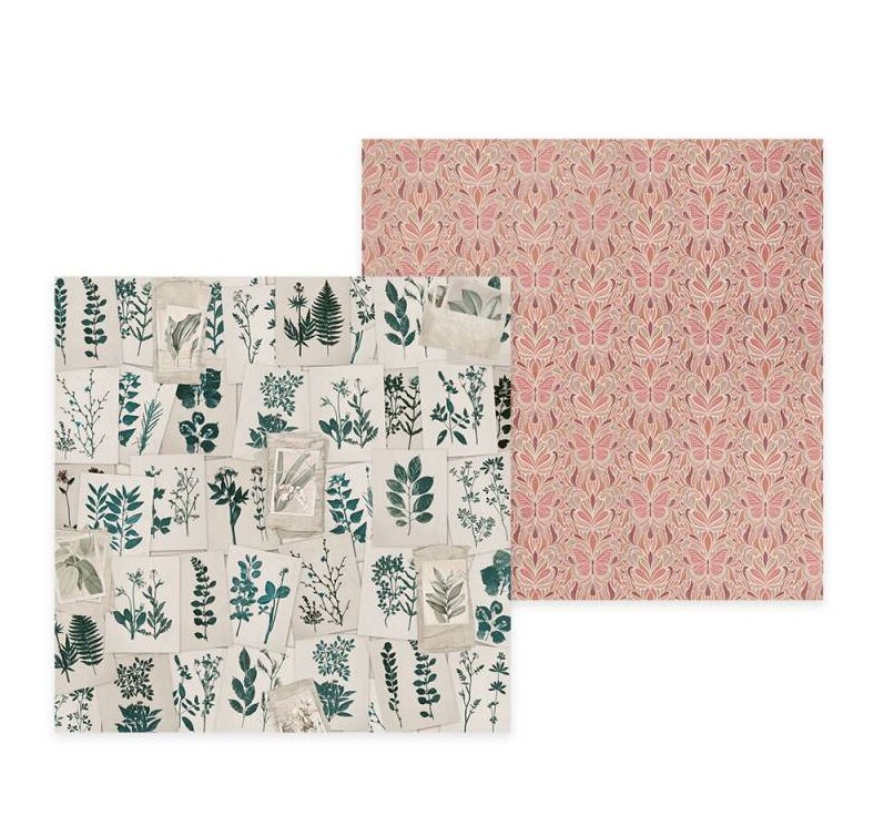 Scrapbookové oboustranně potištěné papíry P13 6x6" - Naturalist - sada 12 listů