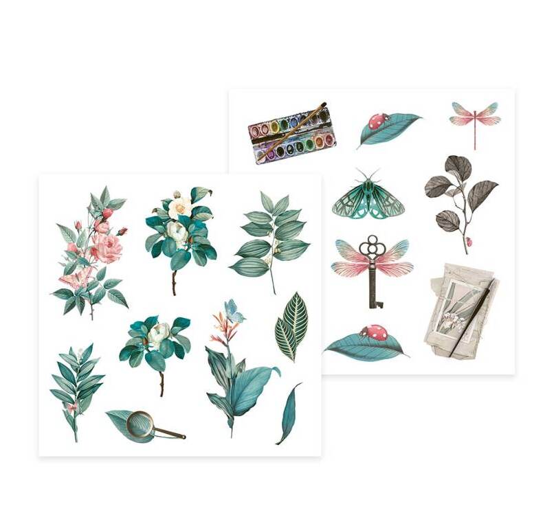 Scrapbookové oboustranně potištěné papíry P13 6x6" - Naturalist - sada 12 listů