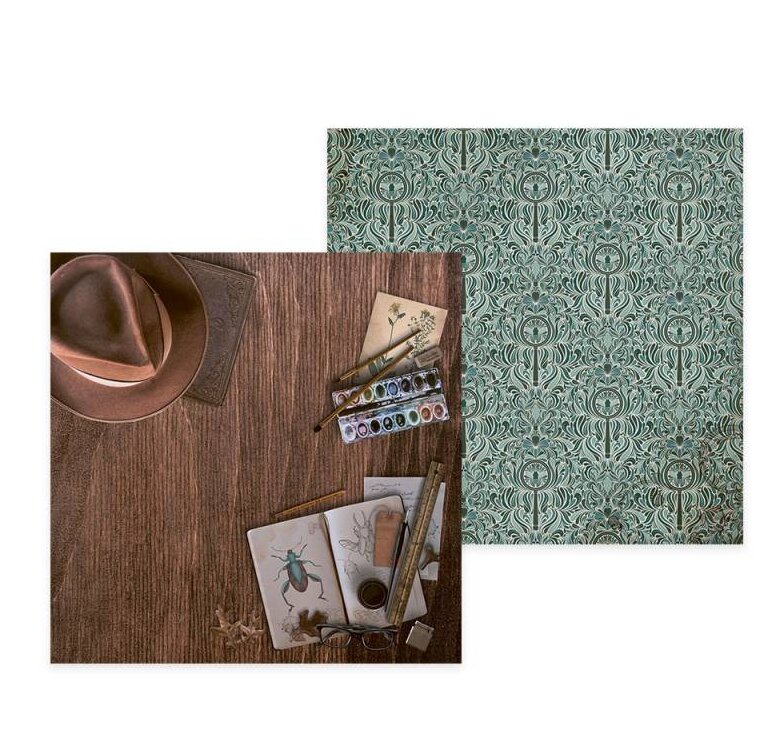 Scrapbookové oboustranně potištěné papíry P13 6x6" - Naturalist - sada 12 listů