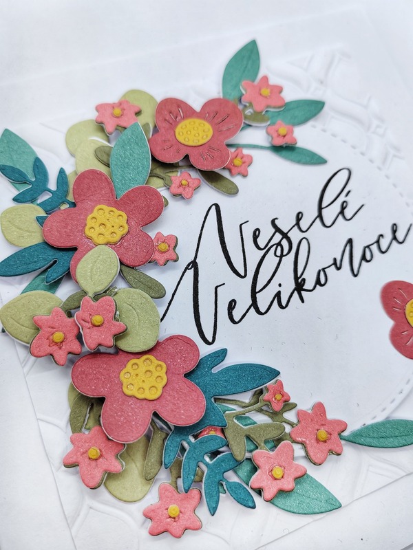Přání ruční výroba - Veselé Velikonoce - 1 ks