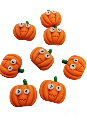 Ozdoba - Dýně - 1,7 cm - balení 3 ks