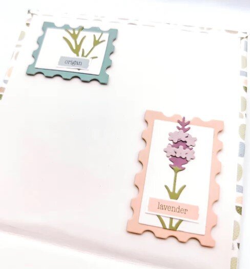 Vyřezávací šablony MODA SCRAP - levandule - sada 21 ks