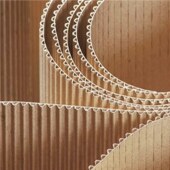 2-vrstvá vlnitá lepenka - detail