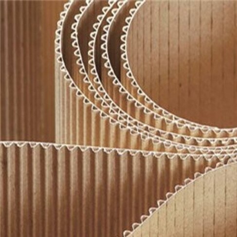 2-vrstvá vlnitá lepenka - detail