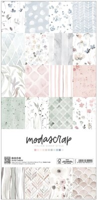 Sada papírů MODA SCRAP 6x12" - Secret Garden - sada 21 listů