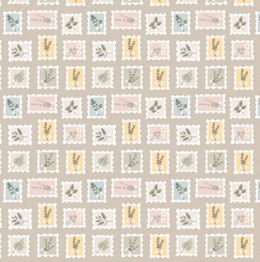 Sada papírů MODA SCRAP 12x12" - Herbs and Flowers - sada 13 listů