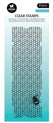 Silikonová razítka pozaďová Studio Light - včelí plástev - sada 1 ks