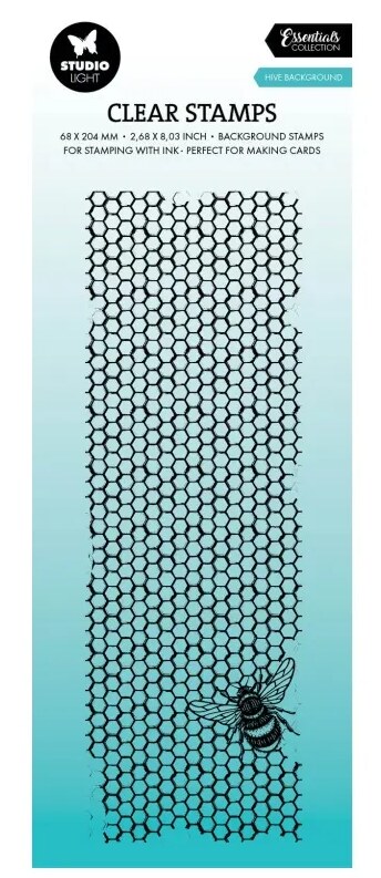 Silikonová razítka pozaďová Studio Light - včelí plástev - sada 1 ks