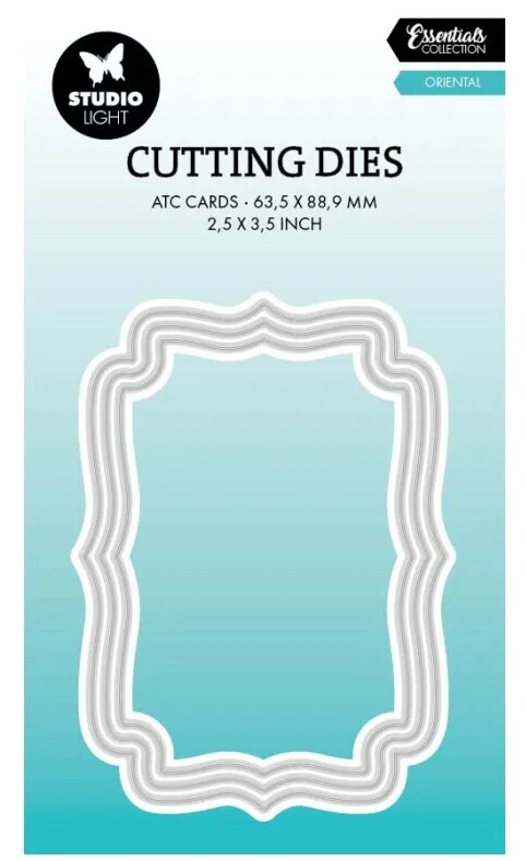 Vyřezávací šablony Studio Light - ozdobné rámečky - sada 3 ks