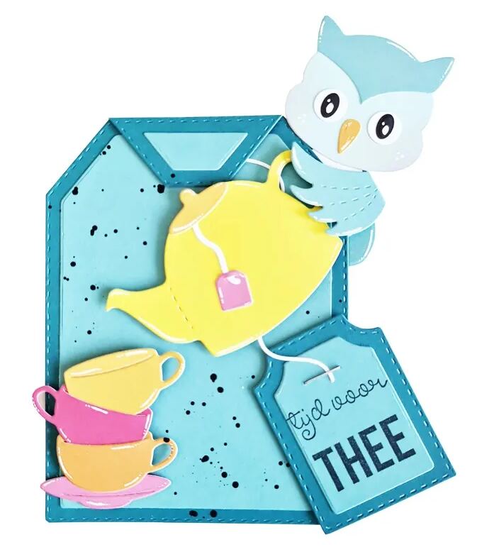 Vyřezávací šablony Studio Light - čajový servis