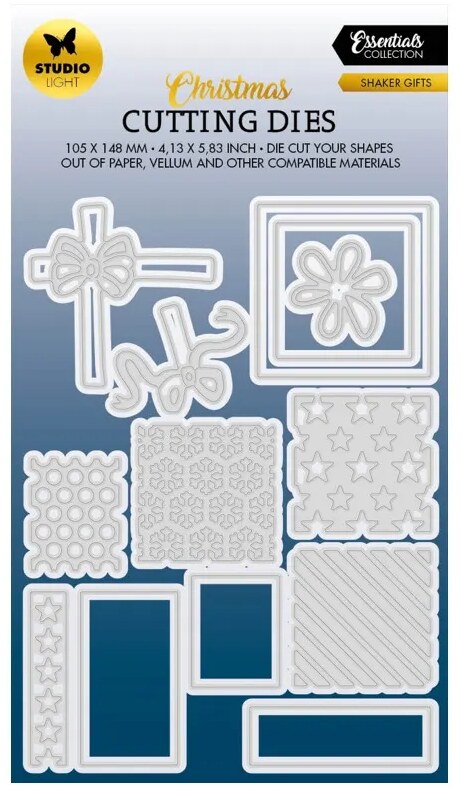 Vyřezávací šablony Studio Light - dárečky - sada 13 ks