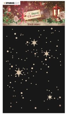 Plastová šablona Studio Light - noční obloha - 1 ks