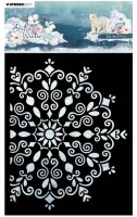Plastová šablona Studio Light - ledová mandala - 1 ks