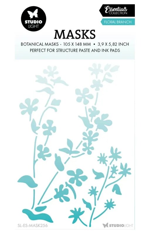 Plastová šablona Studio Light - květiny - 1 ks