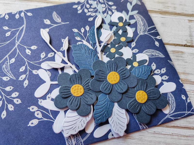 Dárková obálka - Květinová 2 - 1 ks