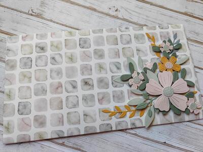 Dárková obálka - Květinová 3 - 1 ks