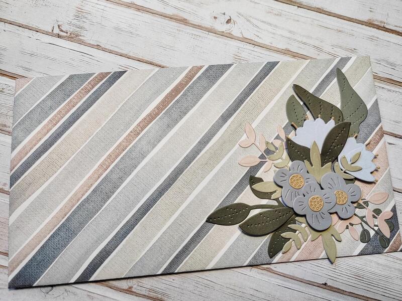 Dárková obálka - Květinová 5 - 1 ks