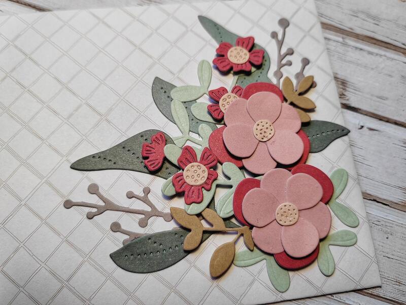 Dárková obálka - Květinová 7 - 1 ks