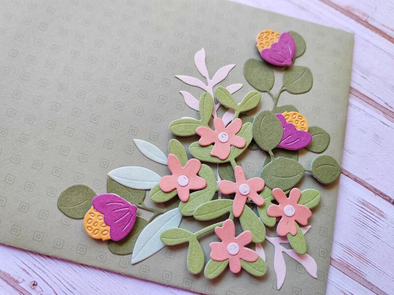 Dárková obálka - Květinová 11 - 1 ks