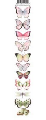 Oboustranně potištěný pás s motýli 03 PAPER HEAVEN  - 1 ks