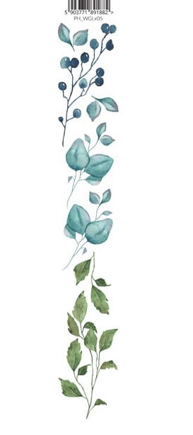 Oboustranně potištěný pás s větvičkami PAPER HEAVEN