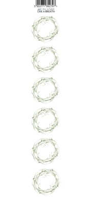 Oboustranně potištěný pás s věnečky PAPER HEAVEN - Like a Breath - 1 ks