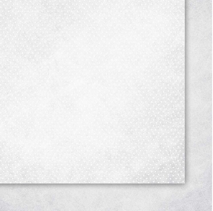 Oboustranně potištěný papír 30x30cm PAPER HEAVEN - šedý s puntíky