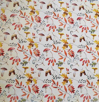 Oboustranně potištěný papír 30x30cm PAPER HEAVEN - podzimní motivy - 1 ks