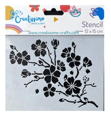 Plastová šablona Artmagico - sakura - 1 ks