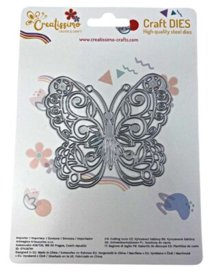 Vyřezávací šablona ARTMAGICO - velký motýl - sada 4 ks