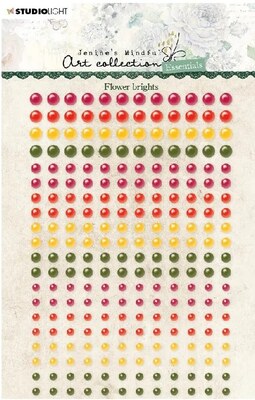 Samolepicí perličky Studio Light - Brights - sada 240 ks