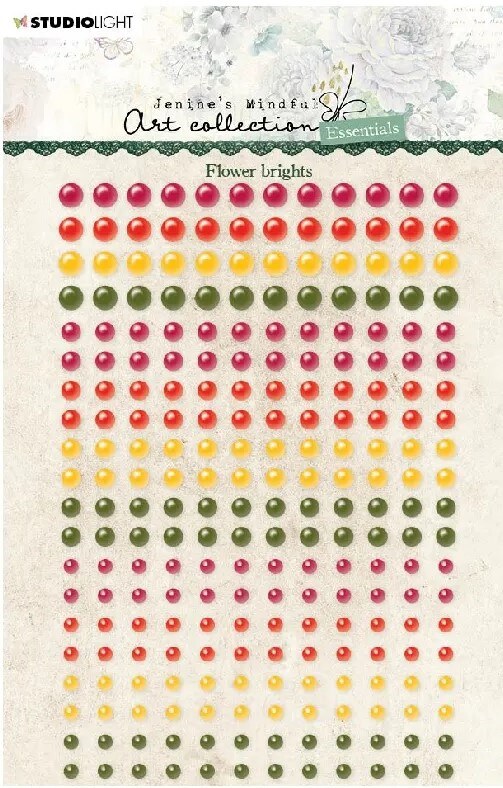 Samolepicí perličky Studio Light - Brights - sada 240 ks