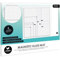 Skleněná magnetická podložka na tvoření Studio Light - 1 ks