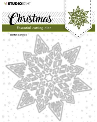 Vyřezávací šablona Studio Light - vločka velká - 1 ks