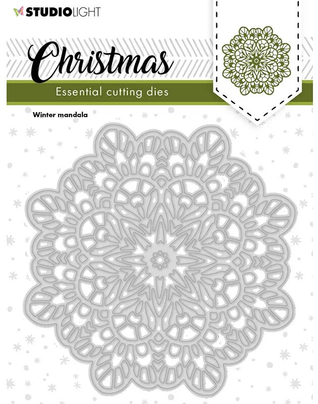 Vyřezávací šablona Studio Light - mandala - 1 ks