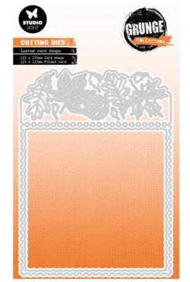 Vyřezávací šablony Studio Light - čtverce a listy - sada 3 ks