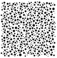 Plastová šablona TCW - bublinky - 1 ks