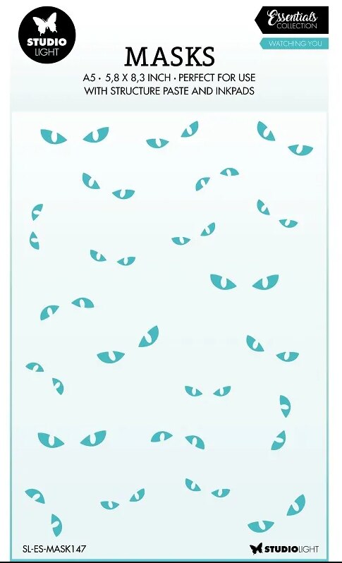 Plastová šablona Studio Light - oči ve tmě - 1 ks