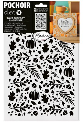 Plastová šablona Aladine XL - podzim - 1 ks