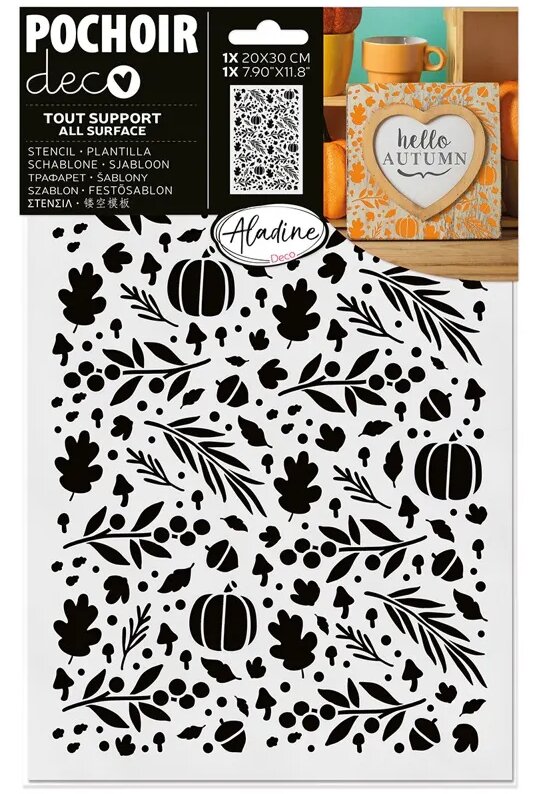 Plastová šablona Aladine XL - podzim - 1 ks