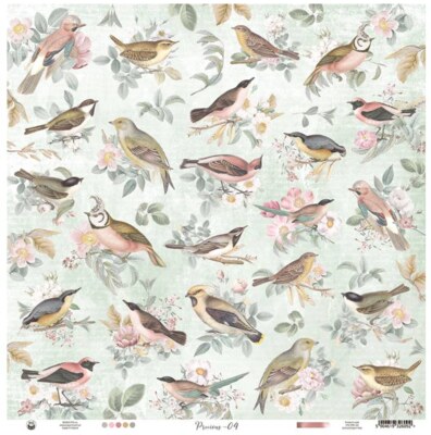 Potištěný papír 12x12" P13 Precious 04 - 1 list