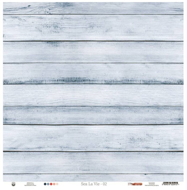 Potištěný papír 12x12" P13 Sea la vie 02 - 1 list