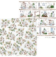 Potištěný papír 12x12" P13 Beyond the sea 04 - 1 list