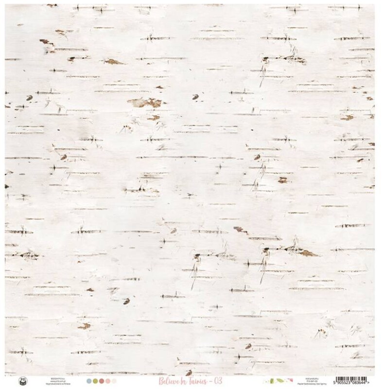 Potištěný papír 12x12" P13 Believe in fairies 03 - 1 list