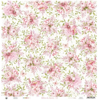 Potištěný papír 12x12" P13 Believe in fairies 03 - 1 list