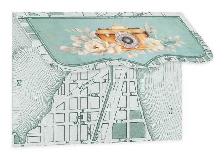 Mini obálky P13 - Travel Journal - sada 5 ks